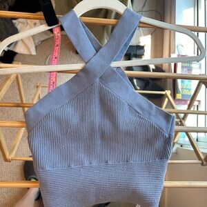 Abercrombie and Fitch Periwinkle Cross-Back Top Size S